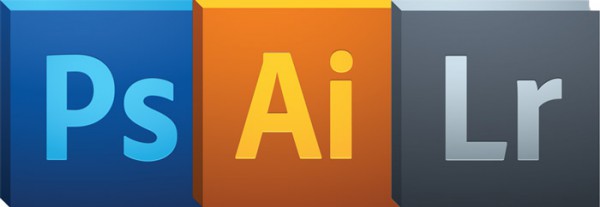 Adobe Product Logos (Photoshop, Illustrator, and Lightroom)