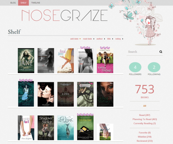 Nose Graze on BookLikes