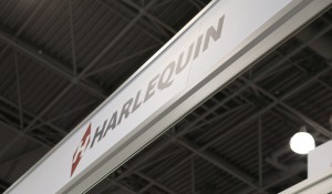 Harlequin Booth Sign at BEA