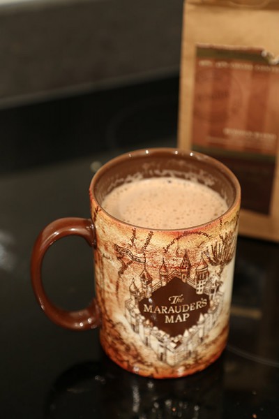 A cup of hot chocolate