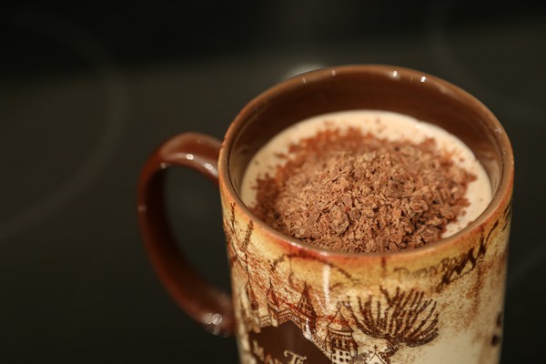 Making hot chocolate