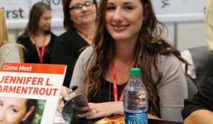 Jennifer L. Armentrout at the Harlequin Teen Signing