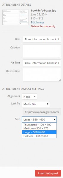Resize images in WordPress