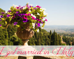 A Perfect Wedding in Florence, Italy