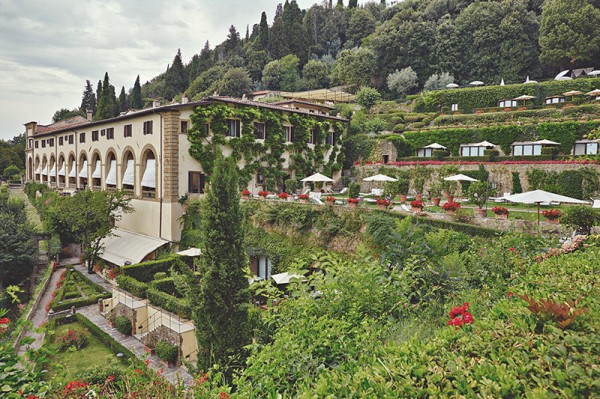 Villa San Michele on a hill