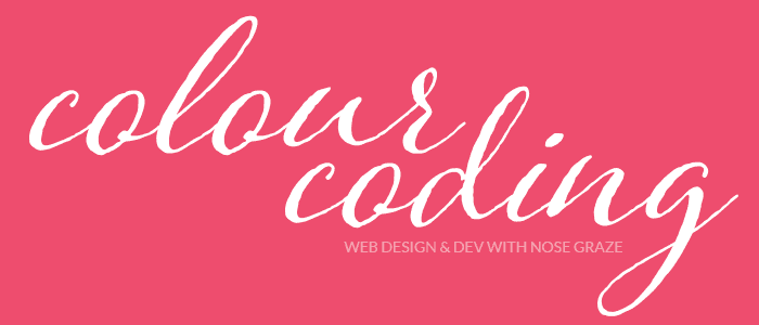 Colour Coding - Web design & dev with Nose Graze