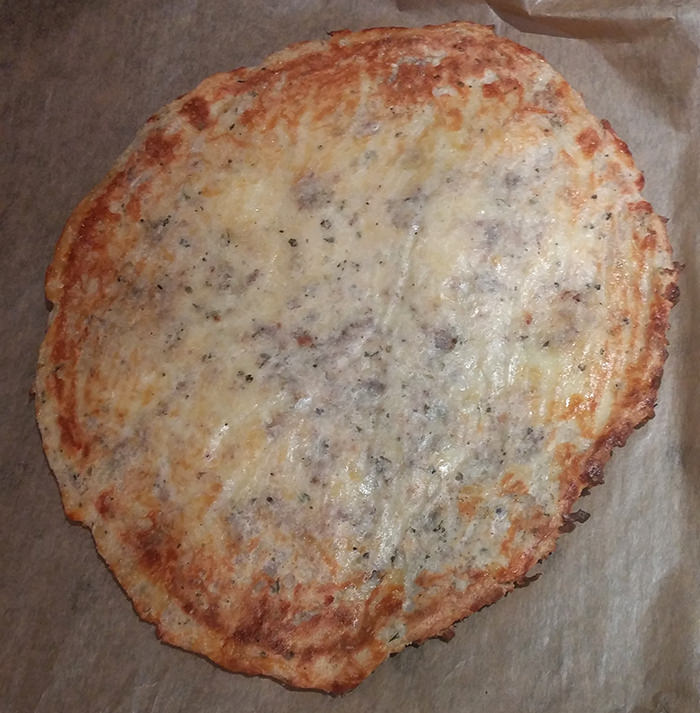 Low carb pizza crust