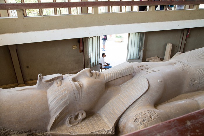 Statue of Ramses II in Memphis
