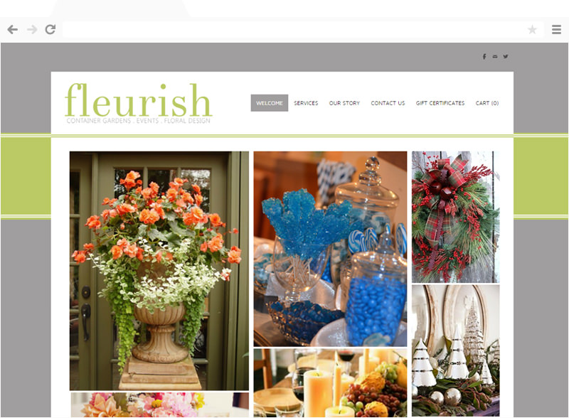 A Fleurish blog design