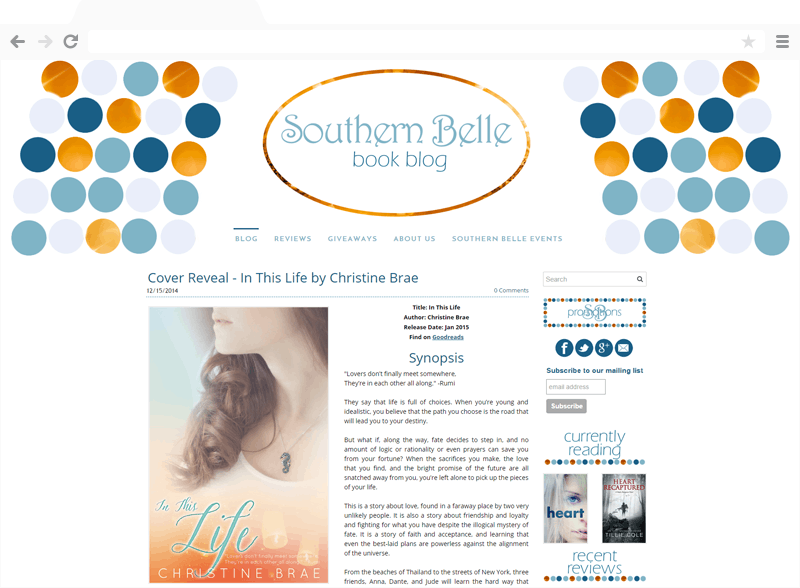 Southern Belle book blog