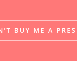 My Husband and I Don’t Exchange Gifts