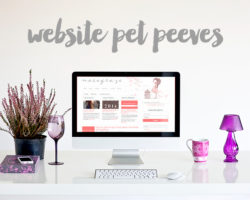 My Website Pet Peeves
