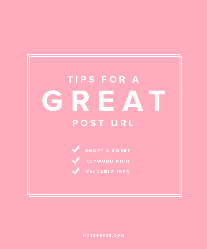 Tips for a great post URL