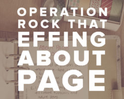 Operation: Rock That Effing About Page
