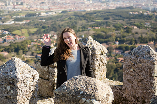 A photo of me waving, saved as an uncompressed JPG