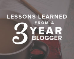 Lessons Learned from a 3 Year Blogger