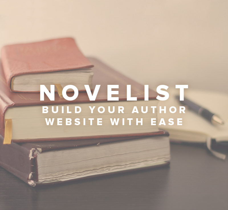 Novelist - build your author website with ease