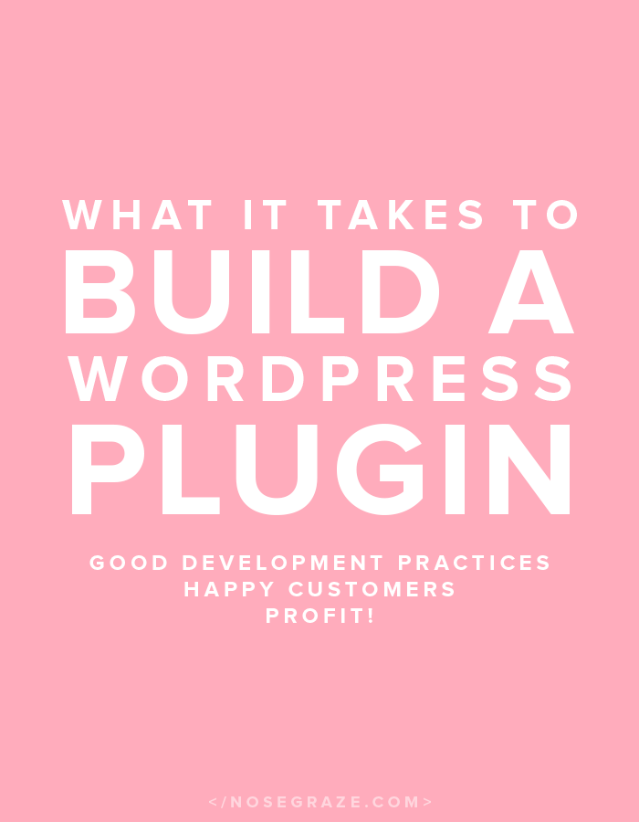 What it takes to build a WordPress plugin: good development practices and happy customers