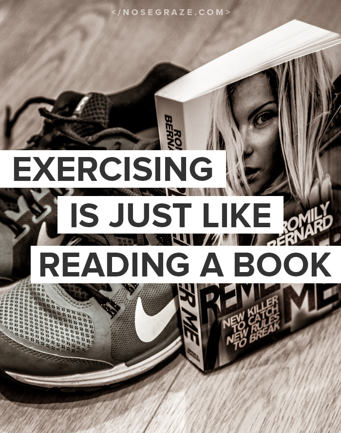 5 ways that exercising is just like reading a book