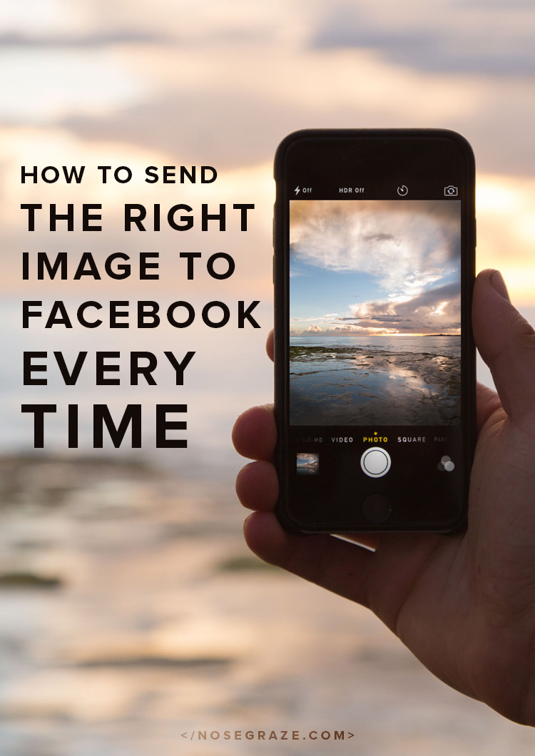How to send the right image to Facebook every time.