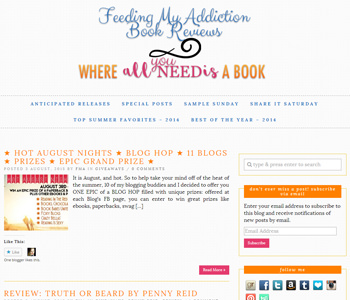 Feeding My Addiction Book Reviews