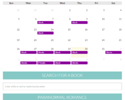 The Coolest Book Release Calendar I’ve Ever Made