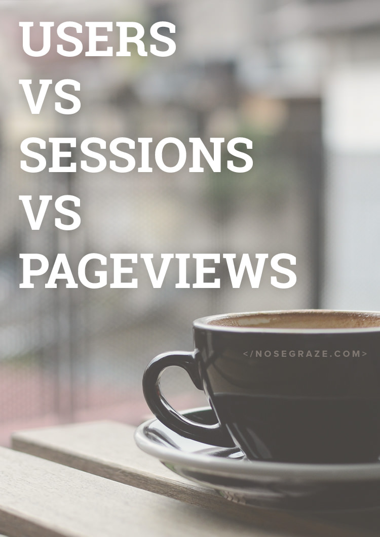 Users vs Sessions vs Pageviews - Understand your Google Analytics