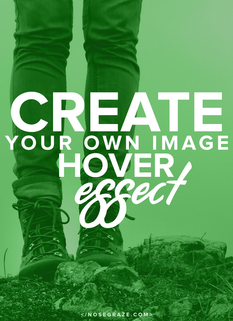 Create your own image hover effect