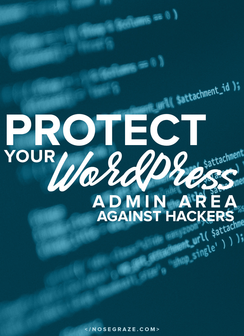 Protect your WordPress admin area against hackers