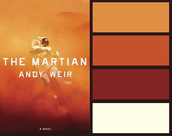 Colour palette for The Martian by Andy Weir