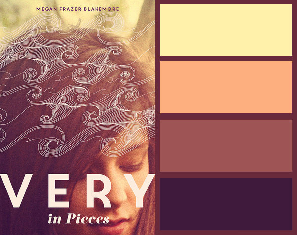 Colour palette for Very in Pieces by Megan Frazer Blakemore