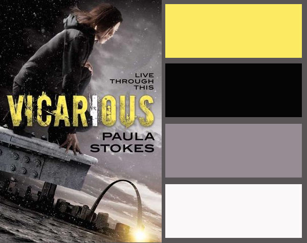 Colour palette for Vicarious by Paula Stokes