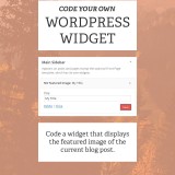 How to Code Your Own WordPress Widget