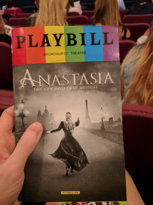 Anastasia playbill
