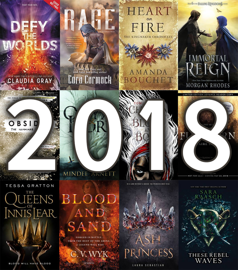 New fantasy books releasing in 2018