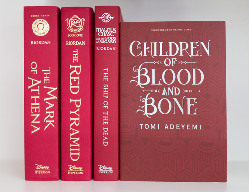 UK advanced reading copy of Children of Blood and Bone by Tomi Adeyemi